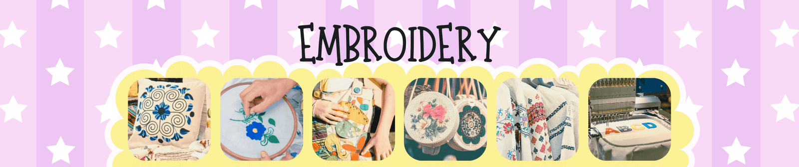 Embroidery Page Banner - KnittyToys